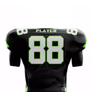 Uniforme de Fútbol Americano Personalizable de Manga Corta, Talla Grande, Transpirable, 100% Poliéster, 2025 - Product Image 5