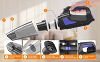 Aspirateur sans fil GV03 8KPa pour voiture, aspirateur portable rechargeable pour voiture, maison, bureau