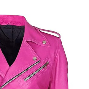 Chaqueta de cuero genuino de primera calidad con diseño elegante Costura duradera Ajuste cómodo. Para ropa informal o formal Talla XS - Product Image 6