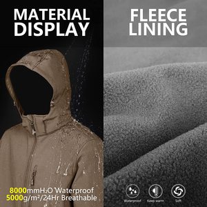 New Outdoor <b>Soft</b> <b>Shell</b> <b>Men</b> Windproof Waterproof Breathable Warm Coat <b>Jacket</b> - Product Image 5