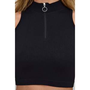 Blusa Corta con Detalle de Cremallera - Product Image 4