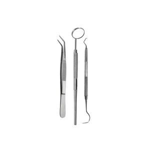 Juego de examen dental definitivo, fuente de alimentación Manual, instrumentos quirúrgicos de alta calidad, incluido el kit de examen con escalador de espejo - Product Image 3