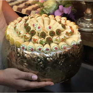 Table design fabuleuse plats de service décoratifs en chocolat argenterie de qualité supérieure plats de service au chocolat à prix raisonnable - Product Image 2