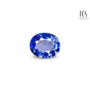 Zafiro Azul de 1.95 Quilates, Facetado, Azul Real Natural, Piedra Preciosa Suelta Calibrada de 10 mm de Tamaño con Tratamiento Térmico, 8 mm de Altura - Product Image 1