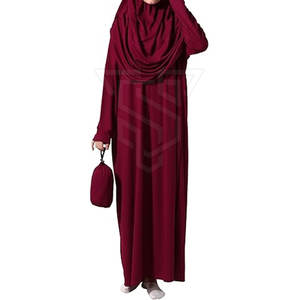 Abaya de mujer de moda al por mayor de tela transpirable de Pakistán Abaya de tamaño y color personalizados - Product Image 1