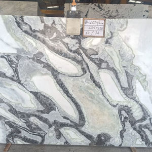 Dalle de marbre vert moderne de la forêt tropicale flammée pour la conception intérieure de la maison de villa garantie d'un an imperméable pour les hôpitaux - Product Image 3