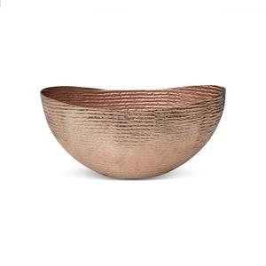 Kitchenware Hammered Design Steel Server <b>Bowl</b> for Fruit Home Hotel Restaurant Tabletop Japanese Decorative <b>Bowl</b> - Product Image 1