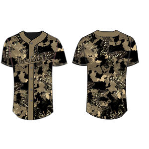 Uniformes de baseball/softball personnalisés pour équipes sportives américaines, imprimés numériquement, designs personnalisés, matière spandex/polyester respirante - Product Image 2