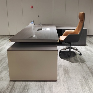 Ergonomic Convertible Executive <b>Office</b> Desk High Quality Durable Wooden Computer Table Modern Villa Furniture - Product Image 5