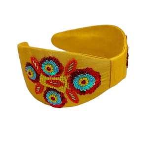 Diadema de Cuentas Hecha a Mano por Diseñador para Mujer, Accesorios para el Cabello para Fiestas y Bodas, Proveedor al por Mayor - Product Image 1