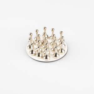 19 magneti di presa Ø8x16mm su una pratica piastra metallica - Product Image 1