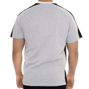 T-shirt tricoté à manches courtes et col rond confortable pour homme 92% coton 8% polyester respirant anti-rides personnalisable - Product Image 2