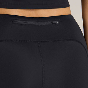 Collants de sport taille haute personnalisés pour femmes Leggings d'entraînement extensibles Technique de strass Style cousu décontracté solide pour Gym Yoga - Product Image 3
