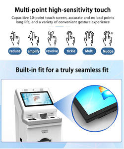 หน้าจอสัมผัส17นิ้วสีดำแบบ FHD แบบ capacitive PC <span class=keywords><strong>I7</strong></span> <span class=keywords><strong>CPU</strong></span> คุณภาพสูงแบบเปิดเฟรมอะลูมิเนียมแบบฝังคอมพิวเตอร์ - Product Image 3