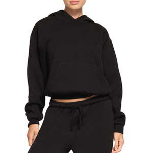 Sweats à capuche personnalisés de haute qualité 100% coton de luxe lourd couleur unie Streetwear pull sweats à capuche respirants surdimensionnés - Product Image 1