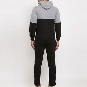 ชุดวอร์มสวมหัวชุดกีฬาลำลองสำหรับผู้ชายกางเกงวิ่งออกกำลังกายในช่วงฤดูหนาวทำจากโพลีเอสเตอร์ - Product Image 3