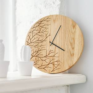 Accessoires pour la maison horloge en bois élégante tenture murale horloges en bois naturel pour la décoration de la chambre - Product Image 6