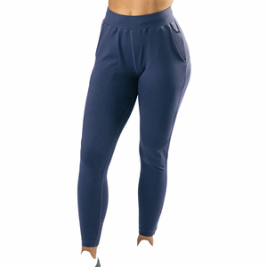 Pantalones Deportivos Ajustados Unisex de Alta Calidad con Cintura Elástica y Cordón para Mujer, para Yoga de Invierno - Product Image 1