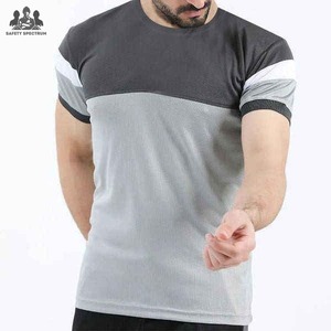 Camiseta de Manga Corta para Hombre, Ecológica, de Secado Rápido, Transpirable, de Corte Regular, Tejida, 100% Algodón, Nueva Moda Urbana, con Logotipo Personalizado Estampado - Product Image 6