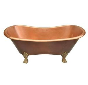 Baignoire pour pieds en argile du fabricant Nouvelle baignoire en cuivre finie Artisanat Baignoire en cuivre de l'Inde Baignoire pour salles de bain - Product Image 6