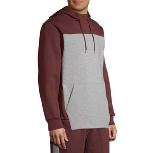 Sweats à capuche personnalisés en gros pour l'hiver, en polyester et coton, teint uni, respirant, avec poche, motif uni, haute qualité - Product Image 1