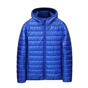 Vestes pour hommes Mode d'hiver Design personnalisé élégant Vêtements d'extérieur pour hommes à capuche Manteau gonflé en duvet de plumes Veste gonflée pour hommes - Product Image 1