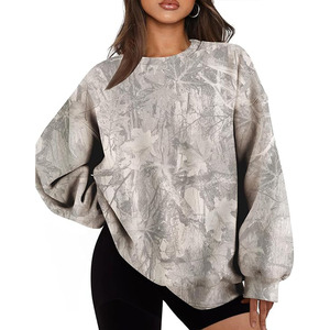 Sudadera de mujer con mangas completas, forro polar grueso y cálido, diseño suave, perfecto para ropa de calle e informal - Product Image 1