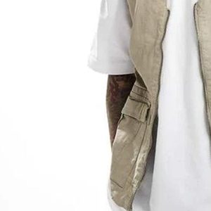 Chaleco DE SEGURIDAD transpirable con cremallera completa para verano, chaleco de carga para hombre de longitud Regular de secado rápido para exteriores - Product Image 4
