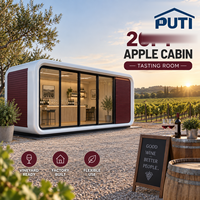 Cabine de luxe mobile de 20 pieds, bureau extérieur, pod de travail mobile pour jardin