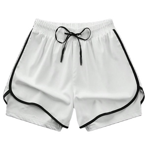 Vente en gros de shorts d'athlétisme 2en1 pour hommes shorts avec logo personnalisé shorts personnalisés de haute qualité - Product Image 1