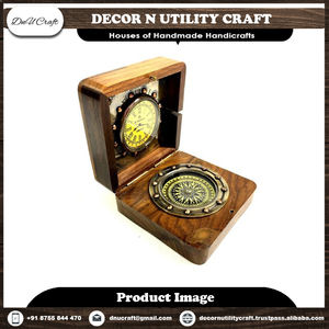 "Art nautique: boussole en laiton à cadran solaire artisanal exquis-cadeau antique disponible aux prix de gros" - Product Image 2