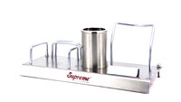 Organisateur de bureau en métal inoxydable 4-en-1 Regal Incorporation, modèle BTC-335, prix de gros Inde, idéal pour les cadeaux