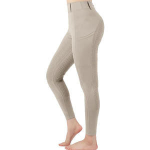Última llegada bajo MOQ montar a caballo asiento completo transpirable Color personalizado montar a caballo ropa ecuestre mujeres Leggings - Product Image 5