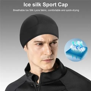Gorros impermeables para ciclismo y montañismo al aire libre, gorros de punto de calavera cálidos acrílicos a la moda para mujeres y hombres, deportes de esquí informales lisos - Product Image 2