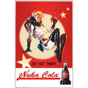 โปสเตอร์ Fallout 4 Nuka-Cola เทคนิคการพิมพ์ออฟเซ็ตที่ทนทานเพื่อกราฟิกคุณภาพพรีเมียม - Product Image 1