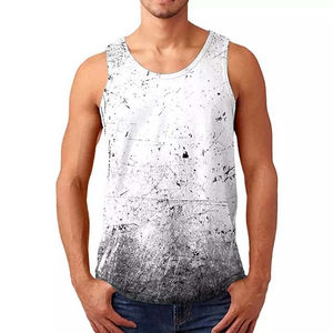 Venta caliente de los hombres de entrenamiento camiseta sin mangas para gimnasio Fitness estilo casual de alta calidad 100% algodón y poliéster verano hombre camisetas sin mangas 2025 - Product Image 5