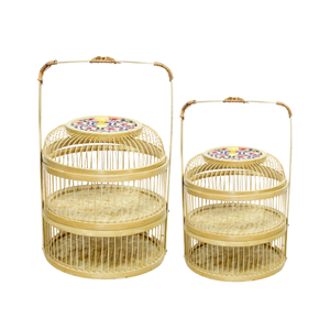 PRODUCTO CALIENTE Cesta de bambú artesanal de Vietnam para regalos únicos y soluciones de almacenamiento con estilo - Product Image 1