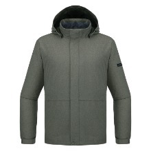 Men's Contramelange Thermo Padded Polyester/Cotton <b>Jacket</b> P0000CSW - Product Image 2