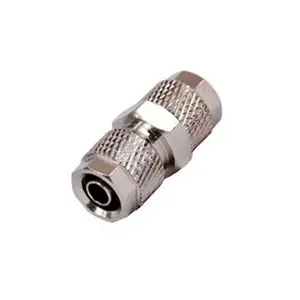 Raccord pneumatique droit à sertir en métal pour connecteur de raccordement - Product Image 1