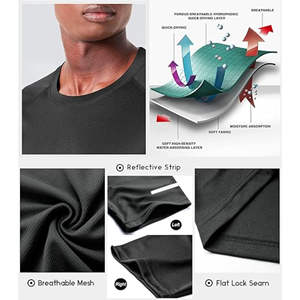 High Performance <b>Men</b> Gym Set Includes Matching <b>T</b>-<b>Shirt</b> <b>and</b> <b>Shorts</b> Stretch Fit Ideal for Running Training or Relaxing - Product Image 4