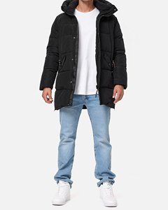 Fashion Style Lightweight Cropped Padded solid plain color <b>Men</b> Solid Quilted <b>Puffer</b> <b>Jackets</b> Wholesale Winter <b>Jacket</b> - Product Image 1