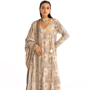 chinese dress ladies Women's Maternity Dress Printed Flower2 - White Price in Pakistan