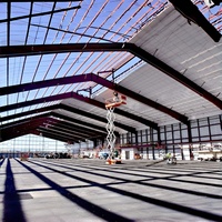 Estructura de Acero para Interiores, Techo de Pabellón Deportivo Unido con Pernos, Gimnasio de Baloncesto, Cancha de Bádminton Interior
