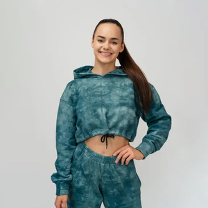 Conjunto de Sudadera con Capucha y Pantalones de Invierno Cortavientos de Moda, Estilo Tie Dye Sólido, Chándal para Hombre y Mujer con Diseño Estampado - Product Image 5