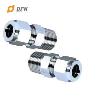 Customized Stainless Steel 316 Male Connector Tube Fittings