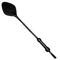 HMB-600C Látigos de Cuero, Látigo de Fibra Flexible con Núcleo de Corazón Negro, Látigos BDSM