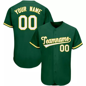 Última venta al por mayor de alta calidad de sublimación por encargo uniforme de béisbol diseño bordado Logo béisbol Jersey - Product Image 1