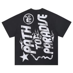 Nuevas camisetas cómodas para hombre, 100% de algodón, manga corta, DISEÑO DE CUALQUIER Color, serigrafía de Color sólido liso, camisetas personalizadas para hombre - Product Image 2