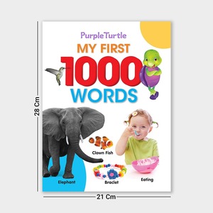 หนังสือบอร์ดสำหรับเด็กนักเรียนสำหรับอ่านคำ1000เล่มแรกพิมพ์แบบออกแบบได้ตามที่ต้องการ