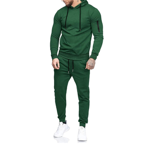 Sudadera con capucha informal atlética verde para hombre, chándal de estilo Formal para primavera Otoño, correr y trotar - Product Image 1
